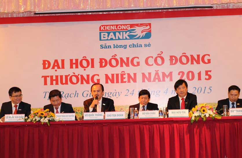 Kienlongbank tổ chức Đại hội cổ đông thường niên năm 2015