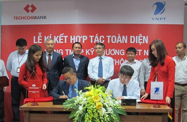 Techcombank và VNPT ký hợp tác toàn diện 