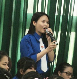 Sinh viên Nguyễn Kim Châu thắc mắc về tầm quan trọng của nguồn vốn trong dự án khởi nghiệp doanhnhansaigon