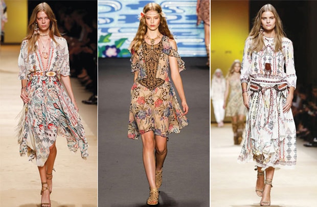 Phong cách boho-chic Hè 2015