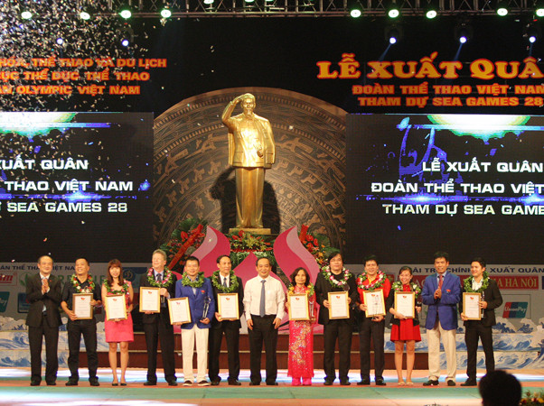 Lễ xuất quân Đoàn Thể thao Việt Nam tham dự SEA Games 28