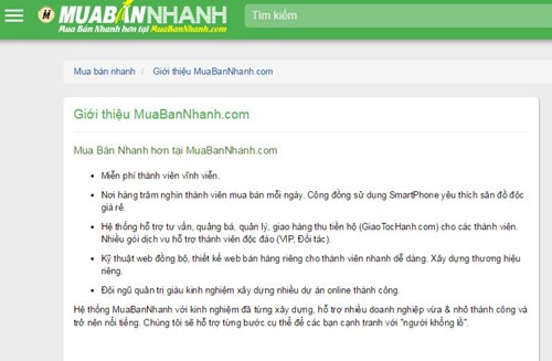 web muabannhanh.com doanhnhansaigon