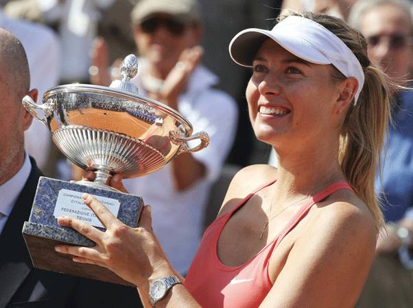 Maria Sharapova đoạt danh hiệu thứ 35 trong sự nghiệp