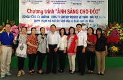 Công ty Suntory PepsiCo Việt Nam: Hỗ trợ trên 1.000 ca mổ mắt