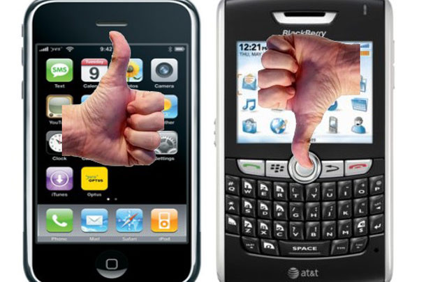 BlackBerry lần đầu thừa nhận bị iPhone 