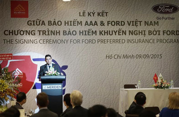 Bảo hiểm AAA hợp tác cùng Ford Việt Nam