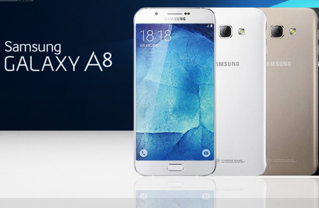 Điện thoại Galaxy A8 thiết kế sang trọng 