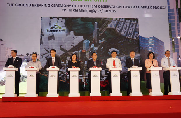 Động thổ dự án 1,2 tỷ USD tại Khu đô thị mới Thủ Thiêm