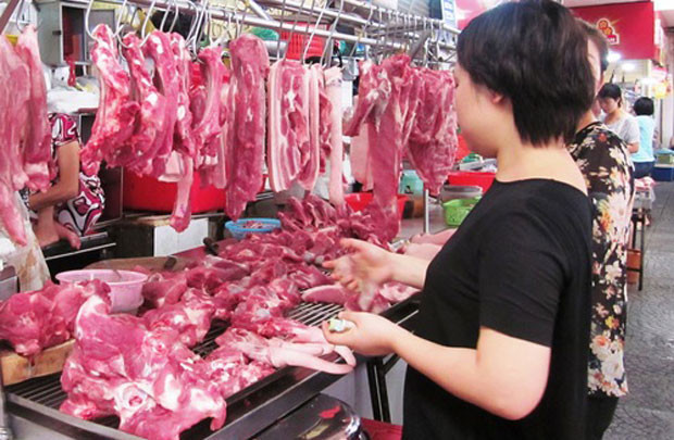 Thịt heo sạch VietGAP: Xuống chợ