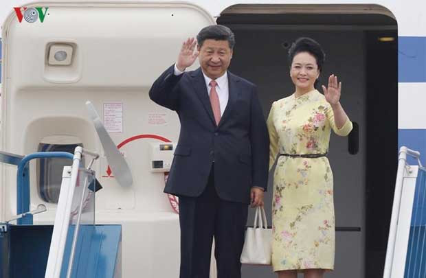 Chủ tịch Trung Quốc bắt đầu chuyến thăm chính thức Việt Nam