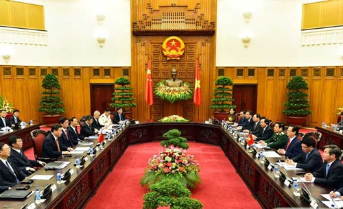 Đoàn đại biểu Chính phủ Việt Nam tiếp đoàn đại biểu Trung Quốc doanhnhansaigon