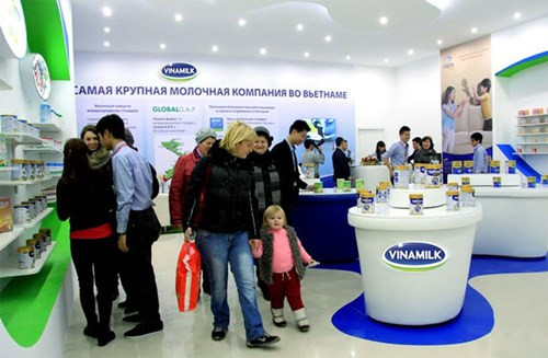 Vinamilk giới thiệu sản phẩm tại Nga doanhnhansaigon  