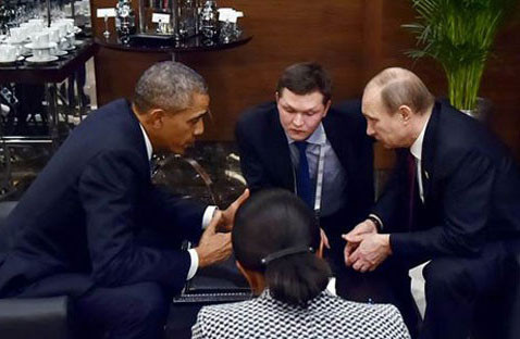 Hậu khủng bố Paris: Obama - Putin đồng thuận trong cuộc gặp 35 phút