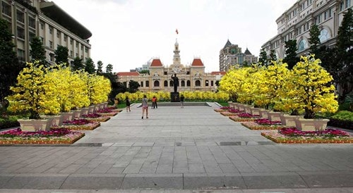 Đường hoa Nguyễn Huệ Bính Thân 2016 doanhnhansaigon