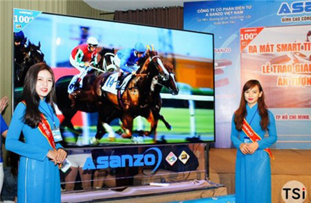 Asanzo gây bất ngờ với Smart TV 4K 100 inch đầu tiên do Việt Nam sản xuất
