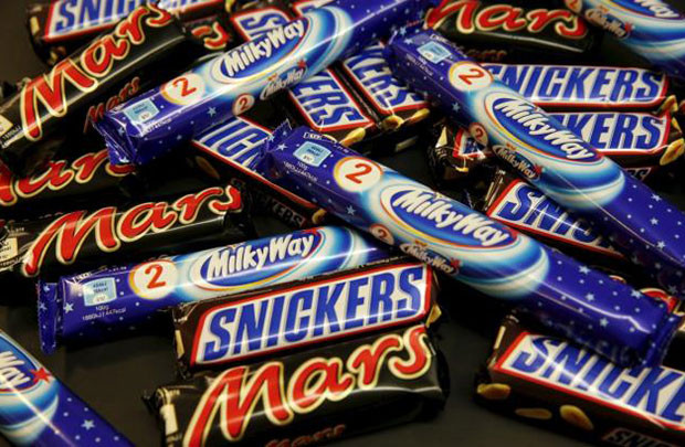 Mars thu hồi Snickers, Mars, Milky Way tại 55 quốc gia