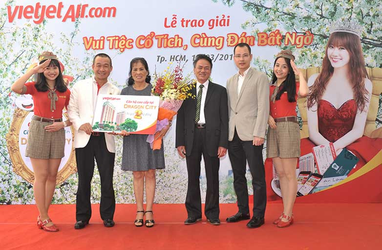 Hành khách Vietjet Air trúng căn hộ trị giá 2 tỷ đồng