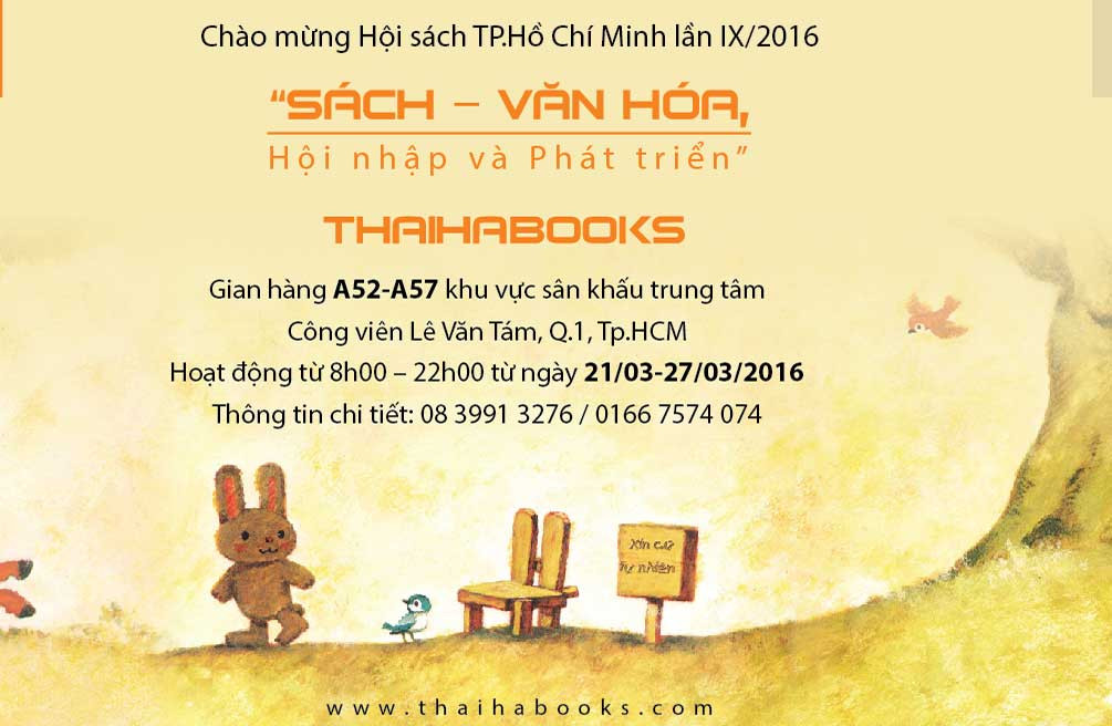 Thaihabooks giới thiệu 10 ấn phẩm mới tại Hội sách TP.HCM lần 9-2016