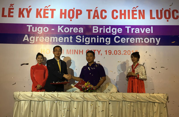Tugo bắt tay Vietjet Air và Korean Bridge Travel