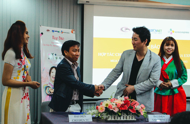 ChợĐiệnTử bắt tay cùng Saeronnet và CJ Korea Express