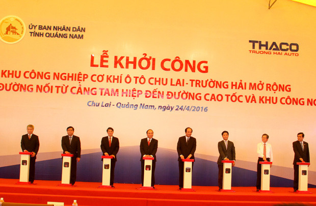 Hơn 30.000 tỷ đồng xây dựng KCN cơ khí ô tô Chu Lai - Trường Hải mở rộng