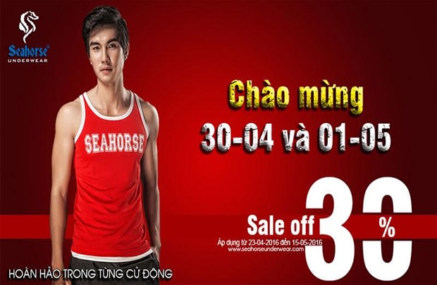 Ưu đãi lớn từ Seahorse Underwear