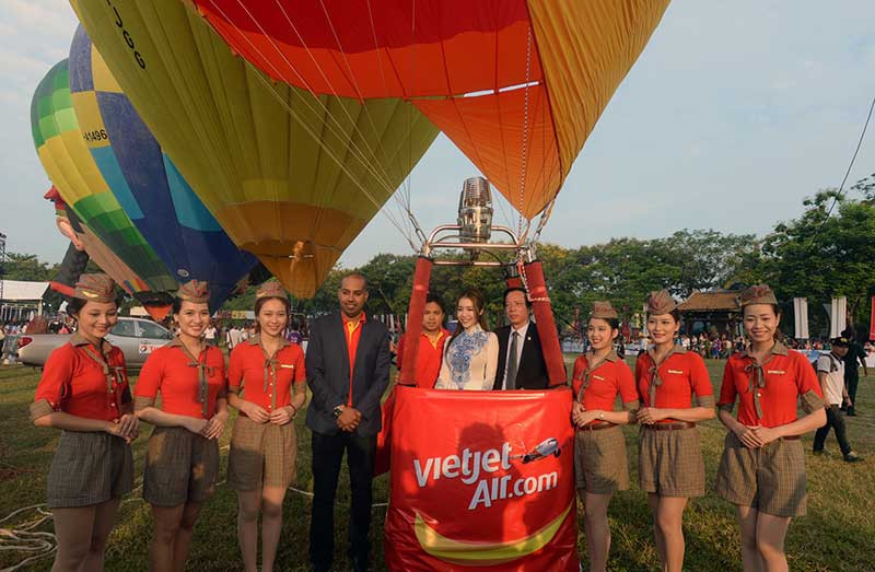 Vietjet đại diện Việt Nam tham dự  Ngày hội khinh khí cầu quốc tế 2016