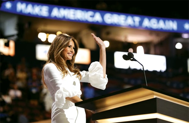 Vợ Donald Trump gây sóng gió cho Đảng Cộng hòa
