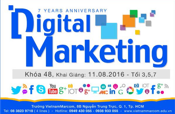 Khóa Học Digital Marketing - Chuyên Viên Tiếp Thị & Quảng Cáo Internet – Vietnammarcom