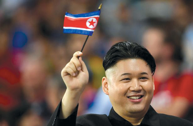 Đóng giả lãnh đạo Kim Jong-un cổ vũ Olympic