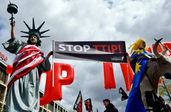 Đức: Thỏa thuận TTIP giữa Mỹ-EU đã thất bại