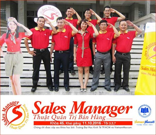 Khóa học Sales Manager của Vietnammarcom doanhnhansaigon