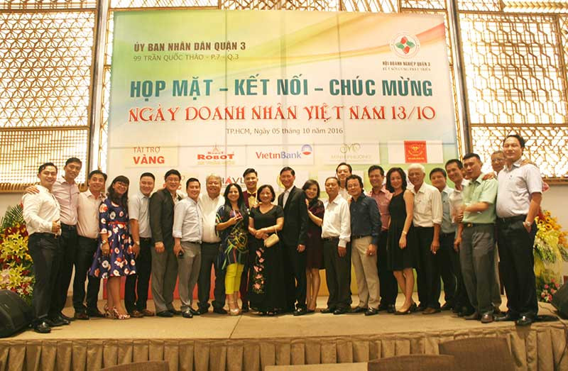 Hội Doanh nghiệp quận 3 chào mừng ngày Doanh nhân Việt Nam