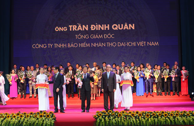 TGĐ Dai-ichi Life Việt Nam lọt Top 100 doanh nhân Việt Nam tiêu biểu 2016