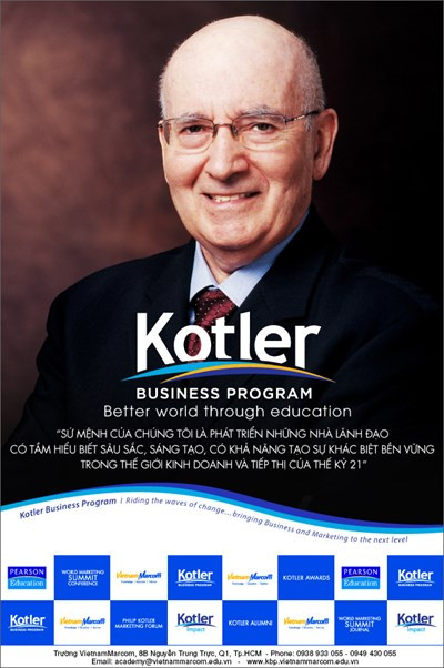 Chương trình đào tạo Kotler Business Program của VietnamMarcom doanhnhansaigon