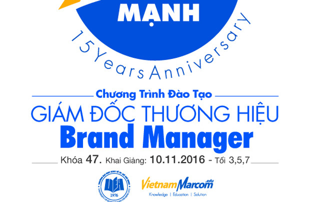 Khóa học Xây dựng thương hiệu mạnh của VietnamMarcom