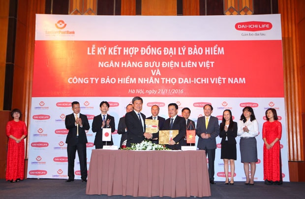 Dai-ichi Life Việt Nam hợp tác với LienVietPostBank