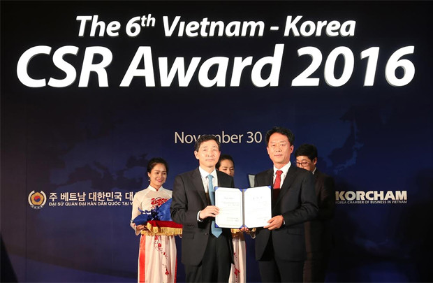 6 doanh nghiệp Hàn Quốc đạt giải Trách nhiệm xã hội