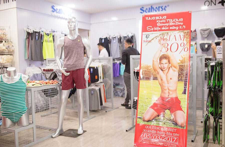 Khai trương showroom Seahorse Underwear tại Bình Dương