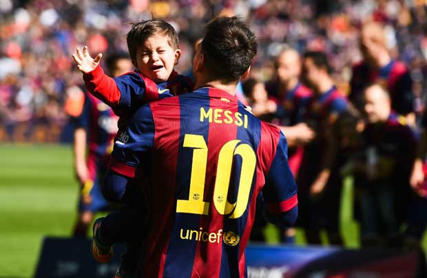 Con trai Messi không thích bóng đá