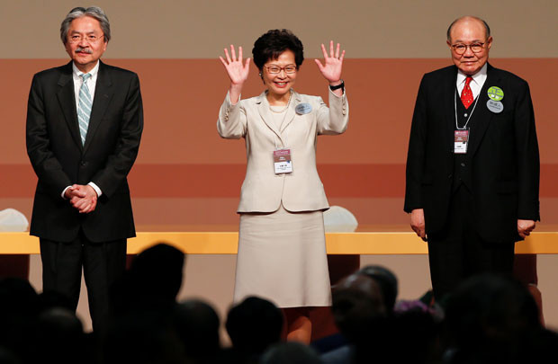 Bà Carrie Lam đắc cử Đặc khu trưởng Hong Kong