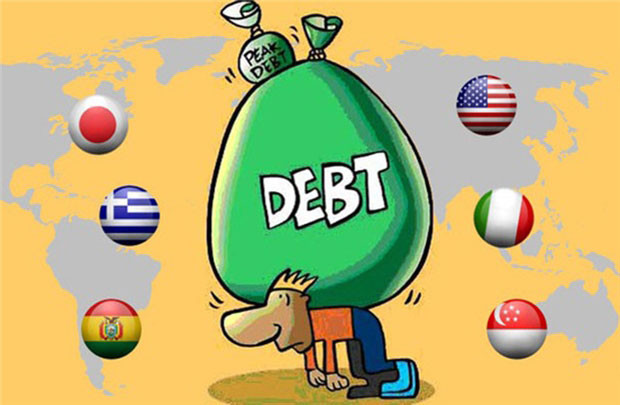 Năm 2016, thế giới cõng khoản nợ 215 nghìn tỷ USD 