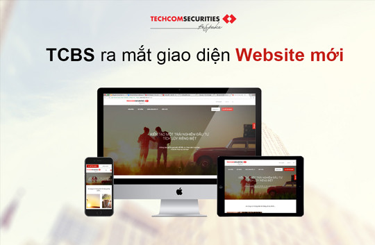 Techcom Securities ra mắt giao diện website hoàn toàn mới