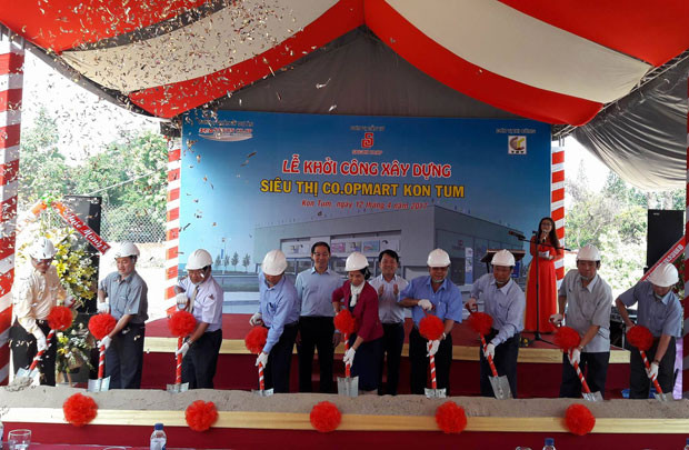 Saigon Co.op khởi công xây dựng siêu thị Co.opmart Kon Tum