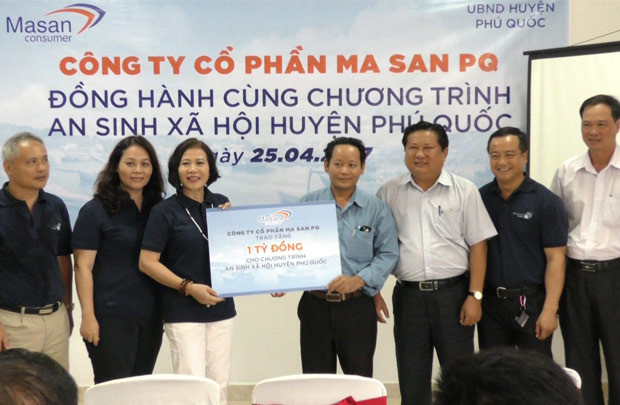  Công ty CP Ma San PQ đồng hành cùng chương trình An Sinh Xã Hội Huyện Phú Quốc