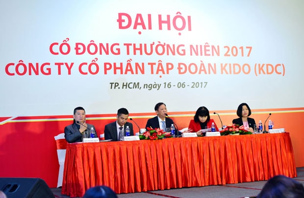 KIDO tổ chức Đại hội cổ đông thường niên 2017
