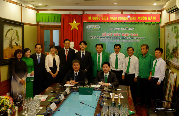 Dai-ichi Life Việt Nam ký kết với Tập đoàn Mai Linh 