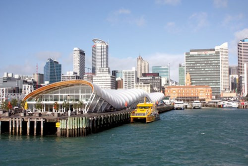 Cảng Auckland ở New Zealand