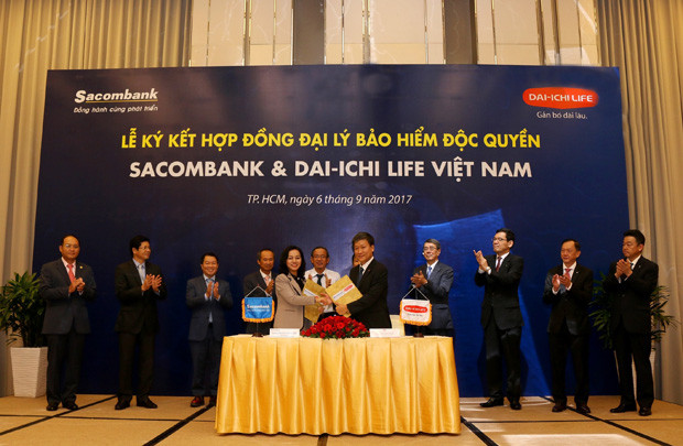 Dai-ichi Life Việt Nam và Sacombank ký kết hợp tác dài hạn