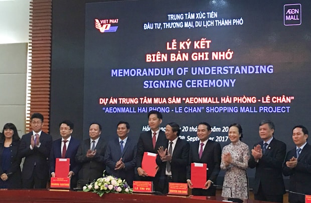 AEON Mall chi 180 triệu USD xây trung tâm thương mại ở Hải Phòng 